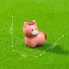 Miniaturas adoráveis de animais do zodíaco para criar micro-paisagens charmosas; Acessórios de decoração de jardim DIY e enfeites para pendurar