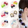 Explotaciones de Comercio Exterior Anillo para el Pelo de Lazo Infantil Accesorios para el Cabello Niñas No Golpear el Cabello Niñas Colorido Adorno para la Cabeza Alta Elasticidad