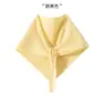 Bufanda Triangular Pequeña Multifuncional Cálida y Versátil 100% Cachemira para Otoño e Invierno Chal de Punto de Color Puro de Alta Gama