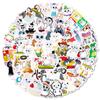 Compra Directa Transfronteriza de 56 Lindas Pegatinas de Dibujos Animados de Ratones Pequeños Decoración Creativa para Maletas y Patinetas Amazon Pegatinas de PP