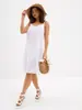 2026 Nuevo Modelo Sitio Web Independiente Transfronterizo Europeo y Americano Amazon Vestido Cuello en V Casual Estilo Vacacional Vestido de Tirantes para Mujer