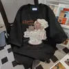 Camiseta de Manga Corta con Cuello Redondo de Diseño de Nicho de Longitud Media para Hombres y Mujeres, Verano, Holgada, Casual, Top con Cuello Redondo