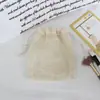 Nueva bolsa de almacenamiento con cordón de malla de encaje, bolsa a prueba de polvo para regalo de joyería, bolsa de embalaje de gran capacidad para artículos de belleza y varios