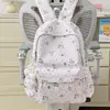 Mochila de Cachorro Desenho Animado Estilo Coreano Ins para Mulheres, Mochila Escolar Estilo Faculdade para Estudantes, Fofa e Versátil, Mochila de Grande Capacidade para o Dia a Dia