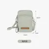 Shouldcat Showdimao Bolsa de Nailon para Teléfono para Mujer Cruzada Vertical Multibolsillo Bolsa Pequeña para Teléfono Billetera Portátil para Monedas