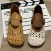 Zapatos Mary Jane con Hebilla Hueca Retro 2026 Verano Nuevos Estilo Europeo Nicho Versátiles Zapatos Huecos para Mujer