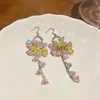 Brincos Longos com Franjas em Estilo Minimalista com Design Único, Toque de Luxo Leve e Sofisticado, Acessórios Estilo Férias para Mulheres