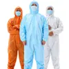 Ropa Protectora Desechable con Capucha, Ropa de Trabajo No Tejida para Granjas, Impermeable y a Prueba de Polvo, Traje de Aislamiento con Membrana Transpirable Sf