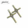 YuenZ Accesorios para joyería DIY colgante de cruz de aleación colgante pequeño de aleación retro venta al por mayor T54