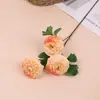 Flores de Peonía Koi Artificiales para Decoración de Sala de Estar Interior, Arreglo Floral, Decoración de Mesa, Flores de Seda y Materiales Florales