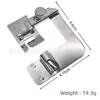 Máquina de Costura Doméstica Brother Singer Butterfly Heavy Duty Calcador Bainha Enrolada Calcador Bainha Tira de Tecido Acessórios Máquina de Costura