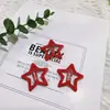 Pinza para el pelo de estrella de dopamina Y2K para niñas, Pinza lateral para flequillo infantil, Lindo BB clip de estrella de cinco puntas, Accesorio para el cabello