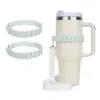 Venta Caliente Transfronteriza Accesorios Stanley Vaso de Agua Pieza de Mano con Cubierta de Vaso de Silicona con Cuerda Deportes al Aire Libre Accesorios Vaso Stanley