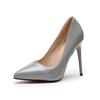 Zapatos de tacón de talla grande para comercio exterior, tacón fino de mujer, punta fina, velo bajo, zapatos de vestir de una sola pieza para mujer, zapatos de mujer extragrandes 40-43 41 42 44