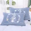 Algodón de Gasa de Alta Gama para el Hogar Par de Toallas para Almohada Cuatro Estaciones Pareja Suave Adulto Funda de Toalla Diadema para Cabeza de Almohada Toalla Individual para Almohada