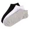 Calcetines de barco de primavera y verano calcetines para hombre calcetines para niños de boca baja invisibles color liso negro y blanco gris calcetines deportivos fabricantes al por mayor