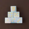 Dados de Amatista Natural, Ágata Acuática, Dados de Ojo de Tigre, Adornos para Juego de Dados de Piedra Semipreciosa, Nuevos Productos Transfronterizos