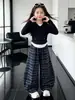 Conjunto de Sudadera y Pantalones para Niña Ropa de Otoño 2026 Nuevo Estilo Ropa de Otoño Estilo Coreano para Niña Conjunto de Dos Piezas Pantalones a Cuadros para Niña