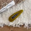 Grampo de Cabelo Veludo Colorido Simples Gota d'Água Coreano Para Mulheres Franja Cabelo Quebrado Presilha Lateral Presilha de Orelha Presilha BB Acessórios de Cabelo