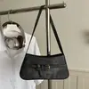 2026 Bolso de Axila Texturizado Simple de Moda Bolso de Hombro Nuevo para Otoño e Invierno Bolso Casual de Diseño de Nicho para Mujer