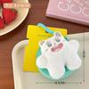 Nuevo Lindo Dopamina Boca Grande Extraño Peluche Monedero Dulce Corazón de Niña Bolsa para Llaves Bolsa de Almacenamiento para Audífonos Colgante
