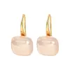 Pendientes Casuales Geométricos de Perlas Cubo de Azúcar, Pendientes Elegantes de Moda de Alta Gama, Diseño de Nicho, Pendientes Exquisitos y Versátiles para Mujeres