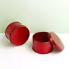 Venta Directa del Fabricante Caja Redonda de Hojalata para Dulces Caja de Regalo de Boda Caja de Empaque Metálico Caja de Regalo para Acompañamiento de Boda