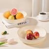 Lujo Ligero para el Hogar Estilo Colorido Juego Familiar Nórdico Ins Frutero Tazón para Ensalada de Alto Valor Plato para Frutas Venta al por Mayor