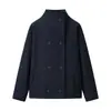 Fabricante de Ropa de Mujer Transfronterizo al por Mayor 2026 Aliexpress Moda Casual de Venta Caliente Chaqueta Corta Abrigo de Cuello Alto de Piel Sintética