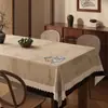 Mantel Festivo Rojo para Bodas, Impermeable, Resistente al Aceite, Lavable, Cubierta para Mesa de Café, Decoración de Habitación de Boda, Cubierta de Mesa