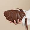 Bolsa Tote Croissant Estilo Ins Coreano Bolsa Tote Bolsa Tote Bolsa Tote Bolsa de Grande Capacidade Porta-Moedas Bolsa de Armazenamento Simples de Cor Sólida