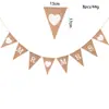 Banderines de Just Married Decoración de Boda Banderín Banner de Cola de Golondrina Banner de Letras Bandera de Cadena Bandera Colgante