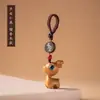 Chaveiro Pingente de Veado de Sândalo Pingente Fofo Pingente de Celular Presente para Casal Masculino e Feminino