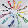Colorido Ins Moda Corda Poliéster Miu Nylon Corda Pingente Colorido Nó Corda Trançada Corda Maré Bolsa Cordão