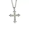 Hip-Hop Trendy Estilo Chico Caliente Collar de Cruz de Circonita Personalizado para Mujer Estilo Nicho Ins Moda Versátil Cadena Clavícula