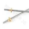 Varilla en T con plomo 8 mm accesorios para impresora 3D tornillo de avance T8 tuerca tornillo trapezoidal acero inoxidable