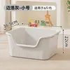 Caixa de Areia Gigante para Gatos, Extra Grande, Anti-Salpicos, Espessada, Semifechada, Estilo Aberto, Banheiro para Gatos, Coleção Completa de Suprimentos para Gatos e Cachorros
