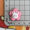 Lua das Flores Brilhantes Coelho Filhote Pato Boia Arco-Íris Resina Acessórios Grampo de Cabelo Cola Creme Capa de Celular Papelaria Decoração