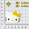 Patch de Borracha Macia de PVC Cabeça de Gato Desenho Animado Gato Kt Acessórios para Capa de Celular Tablet Materiais DIY para Casa Ímã de Geladeira