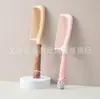 Peine Recto Lindo para Mujeres, Adecuado para Cabello Largo, Uso en Casa, Lindo para Estudiantes y Chicas Jóvenes, Peine Recto de Plástico para Coletas