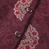 Roupas de primavera e outono para mulheres de meia-idade e idosas, jaqueta bordada vintage para vovó, roupas casuais femininas, roupas para idosos de 70 anos, blusa grossa plus size