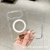 Adecuado para iPhone Duo Funda de Teléfono Magnética Transparente TPU Airbag Anti-Caída Cubierta Protectora para Pantalla Plegable de Apple