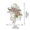 Exquisitos Adhesivos de Tela Bordada con Flores de Malla Multicolores Opcionales Accesorios Decorativos para Ropa Vestidos Ropa Infantil