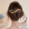 Presilha de Garra de Abalone Exquisita de Alta Qualidade para Mulheres, Grampo para Parte de Trás da Cabeça com Parte de Trás Plana, Confortável de Usar, Presilha para Cabelo Liso, Acessório de Cabelo Versátil