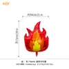 Extintor de incendios llama globo de papel de aluminio caricatura actividad de propaganda de protección contra incendios arreglo de llamas globo globo de camión de bomberos
