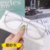 Nuevo armazón de gafas poligonal simple estilo coreano de moda para combinar con todo gafas de luz azul TikTok Net red mismo estilo gafas sencillas
