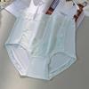 Ropa Interior de Seda Helada para Mujeres Embarazadas Primavera y Verano Cintura Alta Transpirable Encaje de Alta Calidad Antibacteriano Embarazo Tardío Shorts Maternales de Escuela Secundaria talla grande