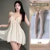 Ropa Interior Talla Grande "Borracho Escuchando el Viento" Nueva Sexy para Mujer Más Vendida Camisón de Malla Transparente con Tirantes Pijama sin Quitar Uniforme
