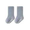Meias infantis primavera/outono/inverno antiderrapantes cor sólida lisas meias de bebê ins para meninos e meninas crianças médias e grandes meias de algodão até a panturrilha