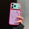 Transforma al Instante en una Funda Magnética para Teléfono con Textura Similar a la Piel, Adecuada para Apple 17Promax Dopamine 15, Estilo Ins Simple y de Nicho 16/12